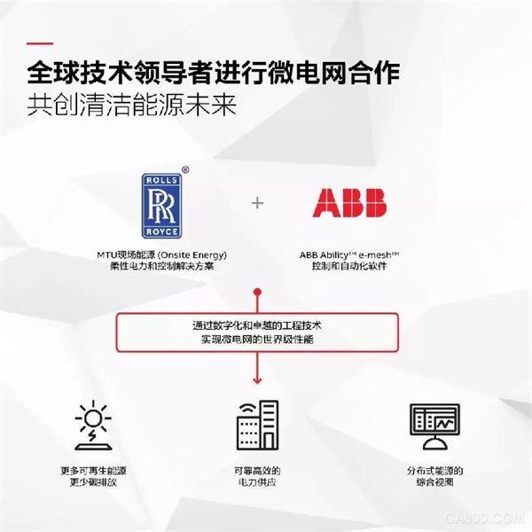 ABB,罗尔斯·罗伊斯,微电网解决方案