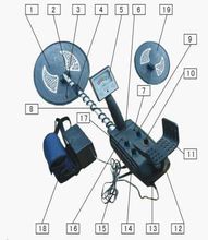 地下金属探测器分解图