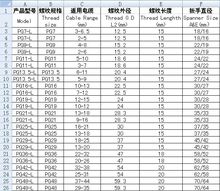 塑料格兰头PG-L型