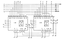 异步十进制可逆计数器接线图