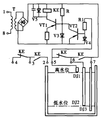 电极式水位控制器原理图