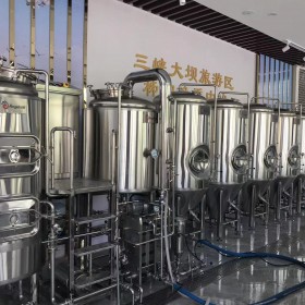小型精酿啤酒设备多少钱300升商用啤酒设备酿酒设备